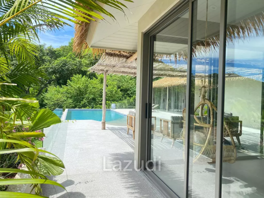 High-Quality 3-Bed Boho-Style Villa in Bophut Hills