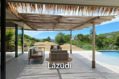 High-Quality 3-Bed Boho-Style Villa in Bophut Hills