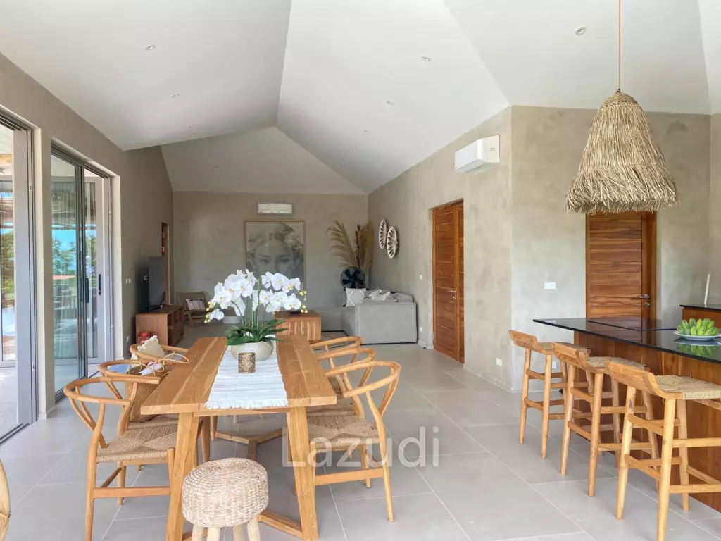 High-Quality 3-Bed Boho-Style Villa in Bophut Hills
