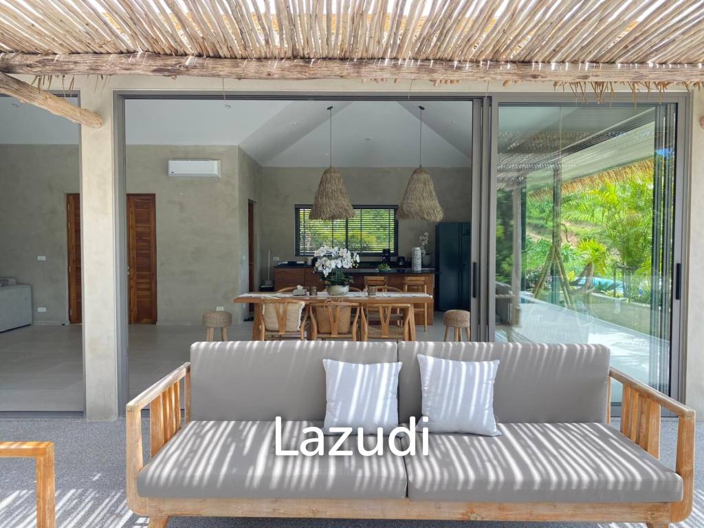 High-Quality 3-Bed Boho-Style Villa in Bophut Hills