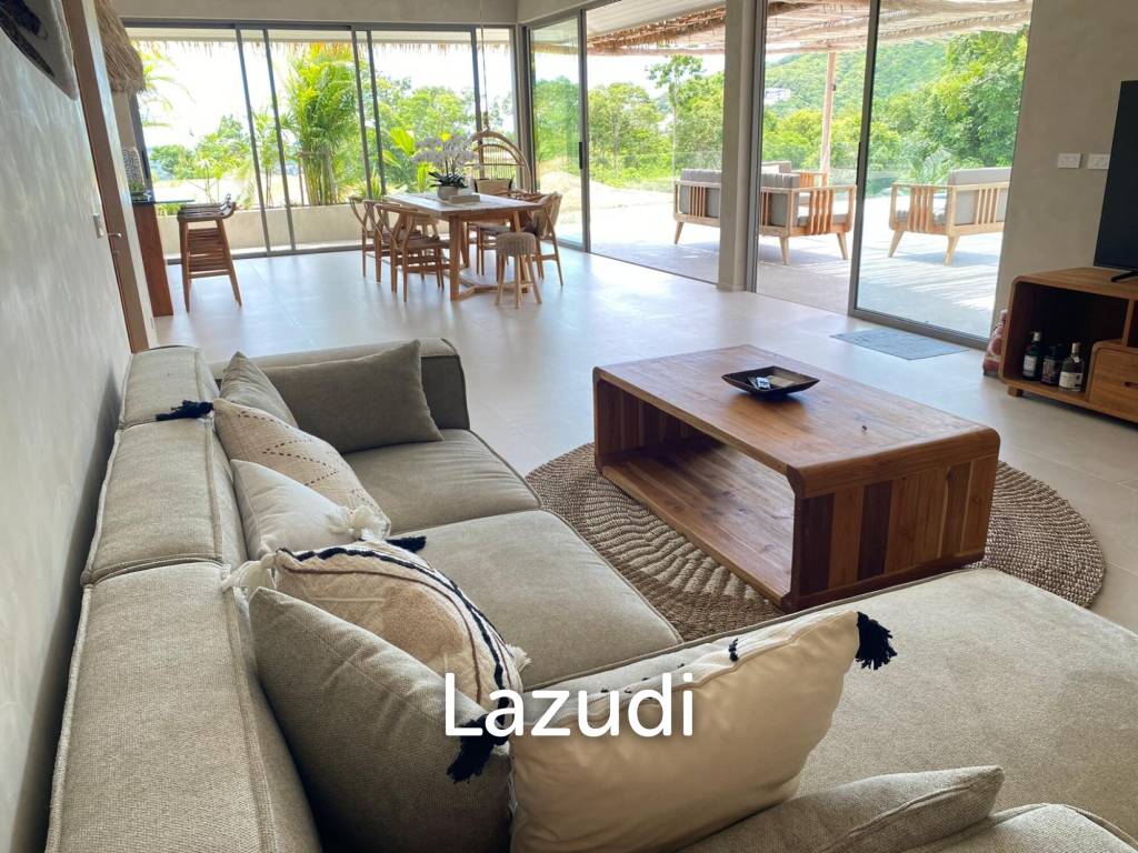 High-Quality 3-Bed Boho-Style Villa in Bophut Hills