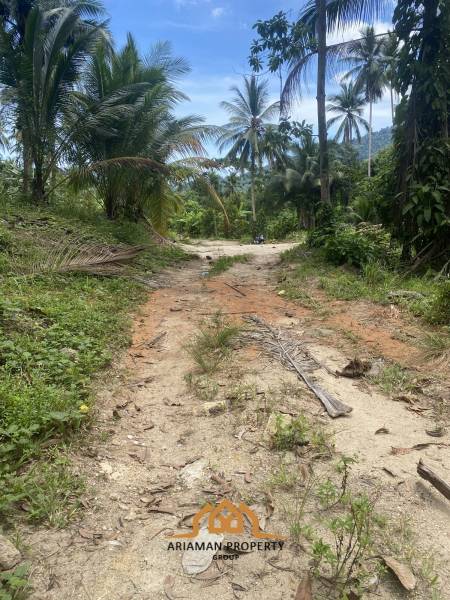 4 Rai of Beautiful Tropical Seaview Land for Sale in Lamai