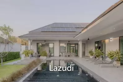 PALM HILLS RESIDENCES : 5 Bed quality Pool Villa over looking feature lake