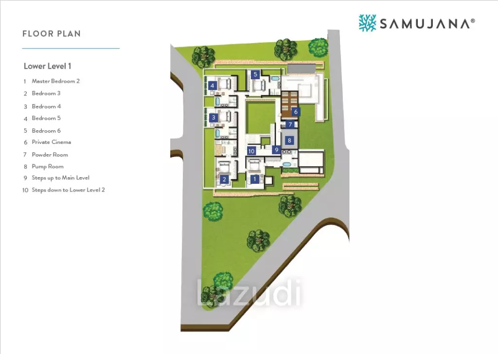 6 Bed 1,734 SQ.M Samujana Villas