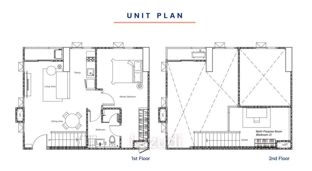 1 Bed Loft 1 Bath 67.53 SQ.M C Ekkamai Bangkok
