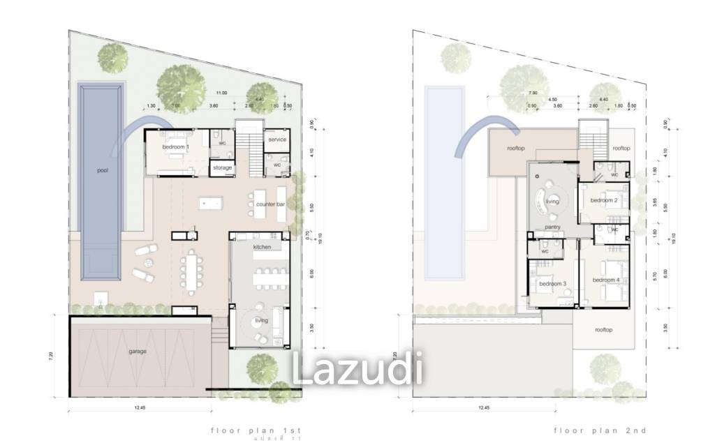 4 Beds 5 Baths 420 SQ.M Ocean Oasis