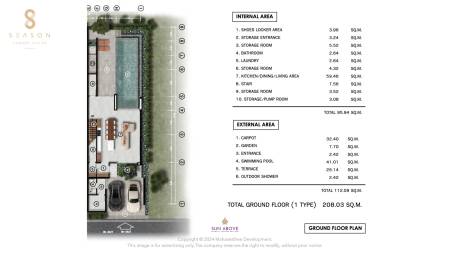 4 Bed 4 Bath 288 SQ. M Autumn By 8 Season Luxury Villas