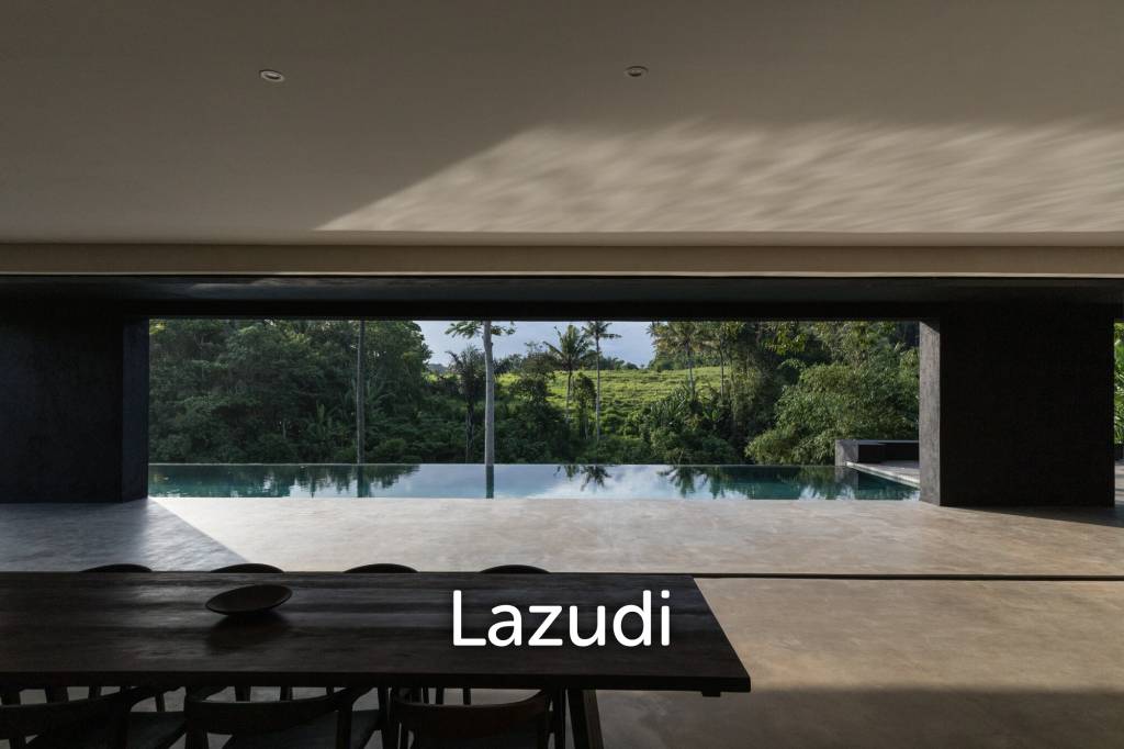 STYLISH VILLA WITH JUNGLE, RIVER, AND RICE FIELD VIEWS IN KEDIRI