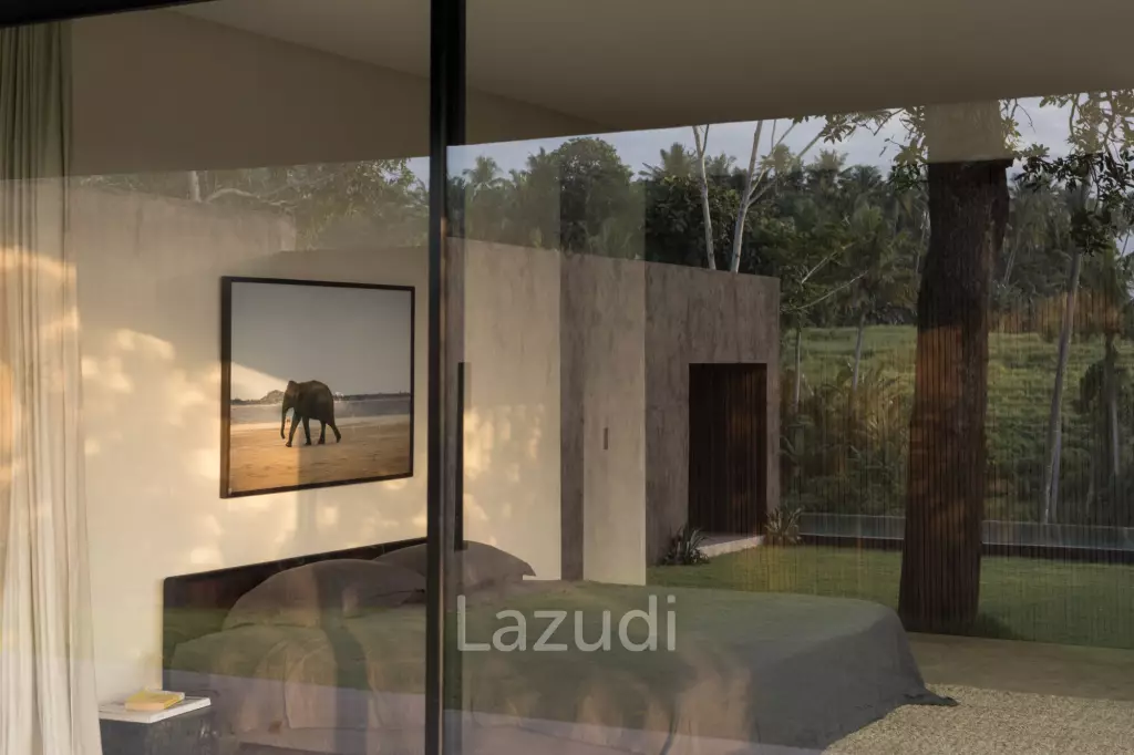 STYLISH VILLA WITH JUNGLE, RIVER, AND RICE FIELD VIEWS IN KEDIRI