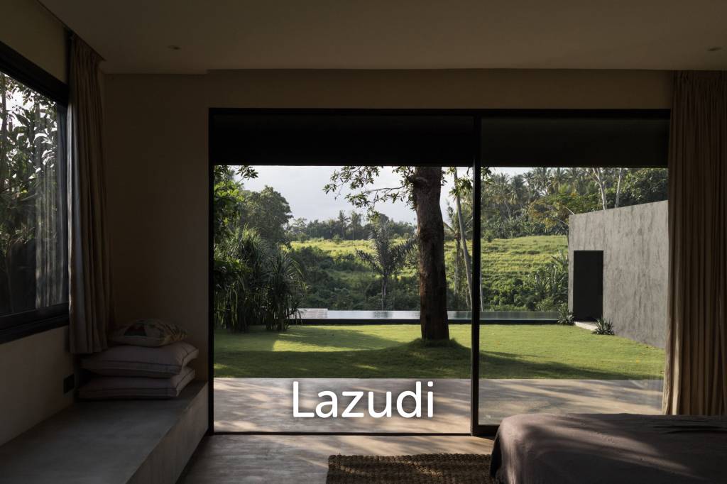 STYLISH VILLA WITH JUNGLE, RIVER, AND RICE FIELD VIEWS IN KEDIRI