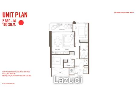 Resale Unit: 2 Bed 2 Bath 100 SQ.M The Standard Residences Bang Tao