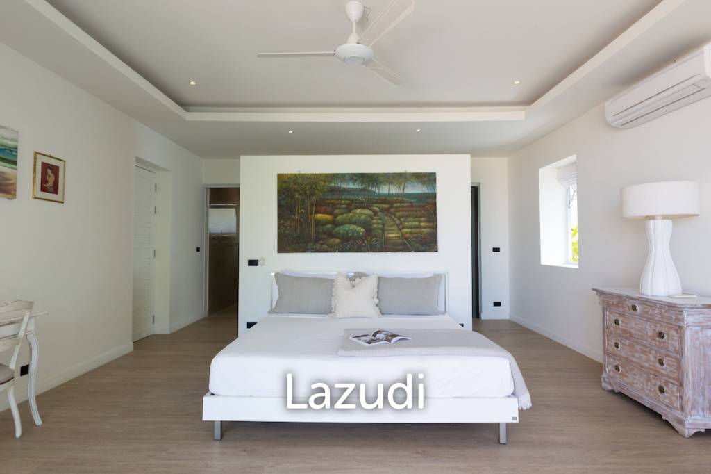 Modern 4+1 Bed Sea View Villa Located in Bophut