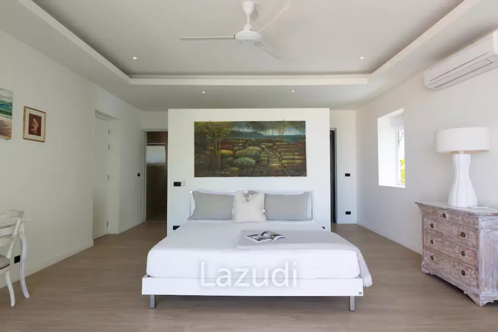 Modern 4+1 Bed Sea View Villa Located in Bophut