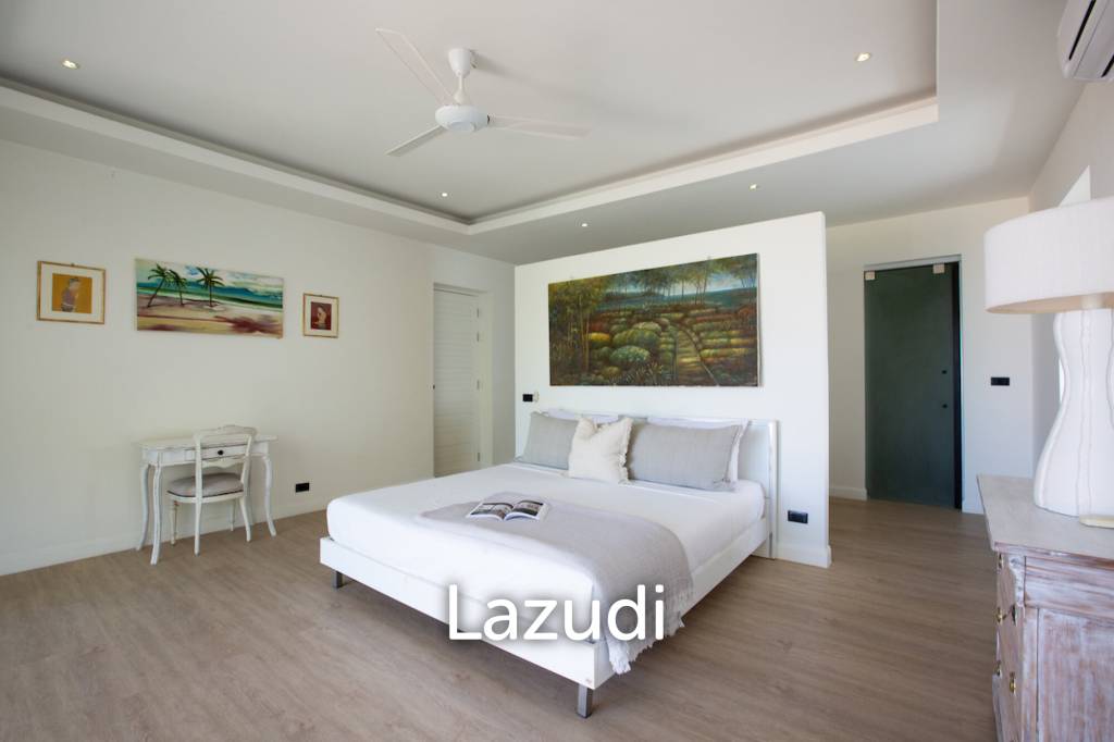 Modern 4+1 Bed Sea View Villa Located in Bophut