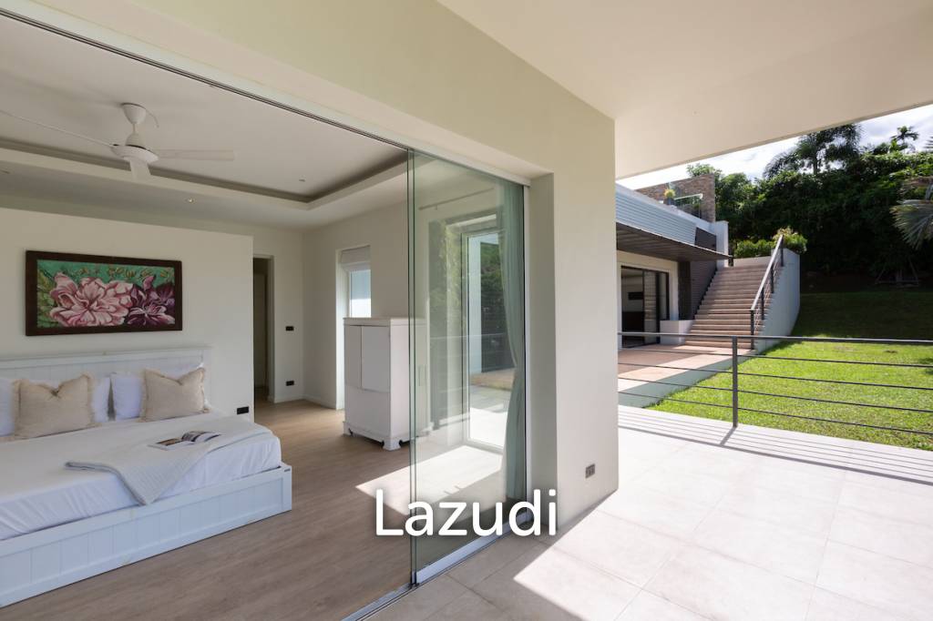Modern 4+1 Bed Sea View Villa Located in Bophut