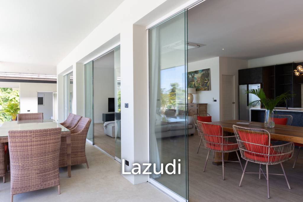 Modern 4+1 Bed Sea View Villa Located in Bophut