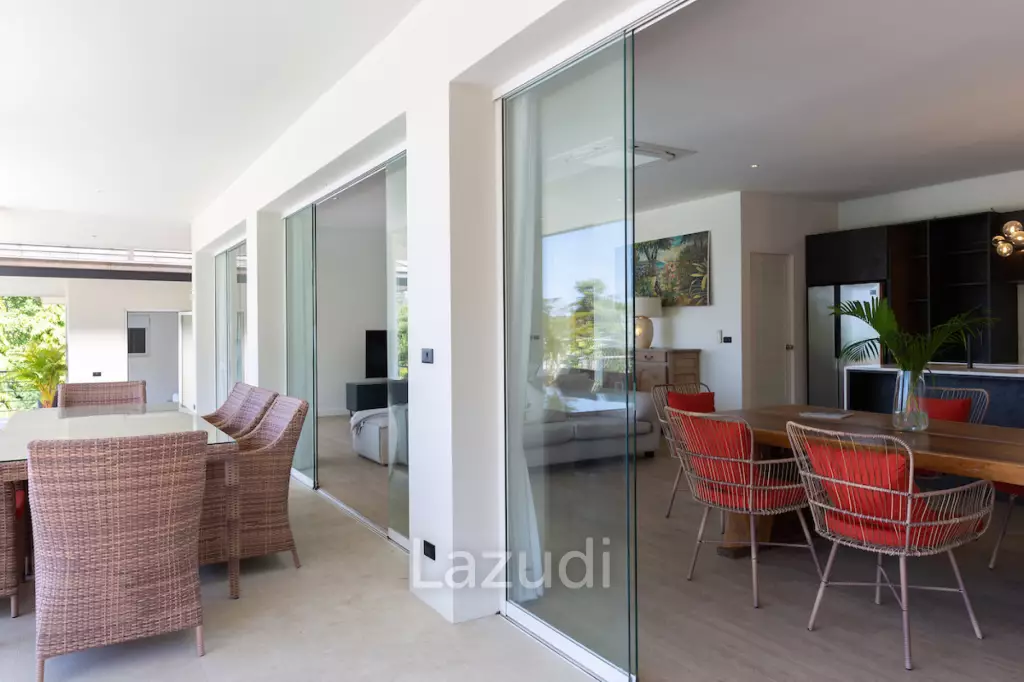 Modern 4+1 Bed Sea View Villa Located in Bophut