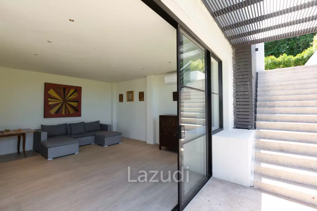 Modern 4+1 Bed Sea View Villa Located in Bophut
