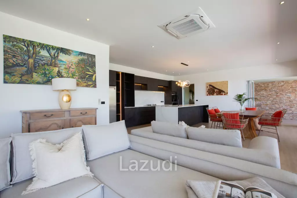 Modern 4+1 Bed Sea View Villa Located in Bophut