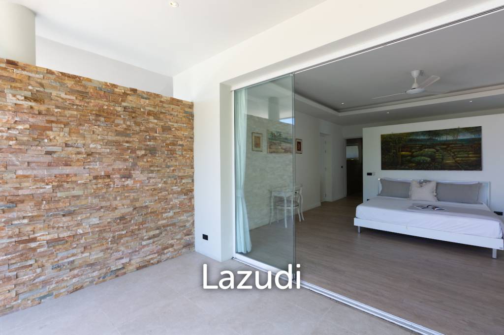 Modern 4+1 Bed Sea View Villa Located in Bophut
