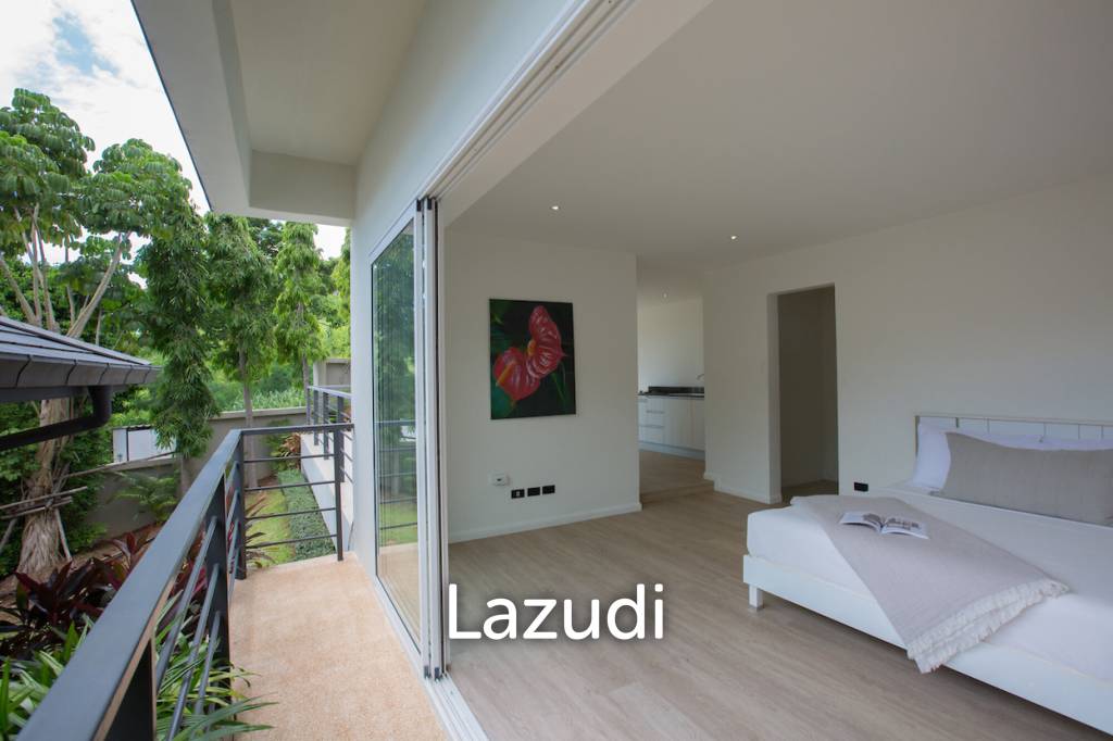 Modern 4+1 Bed Sea View Villa Located in Bophut