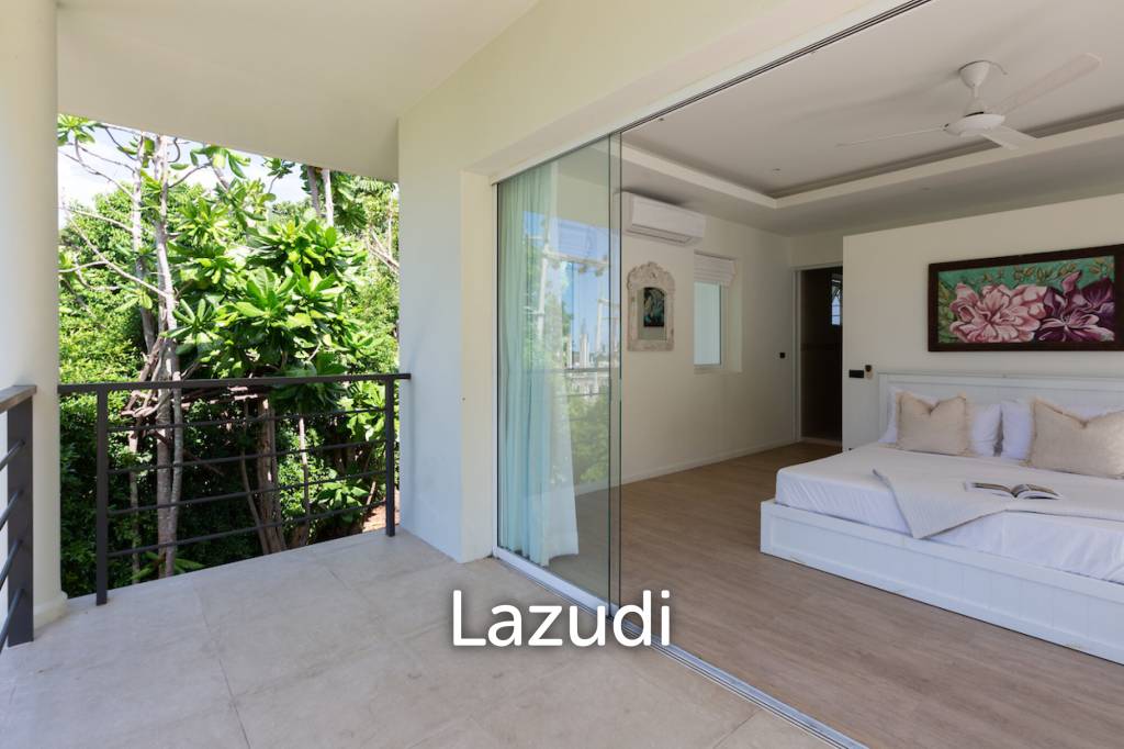 Modern 4+1 Bed Sea View Villa Located in Bophut