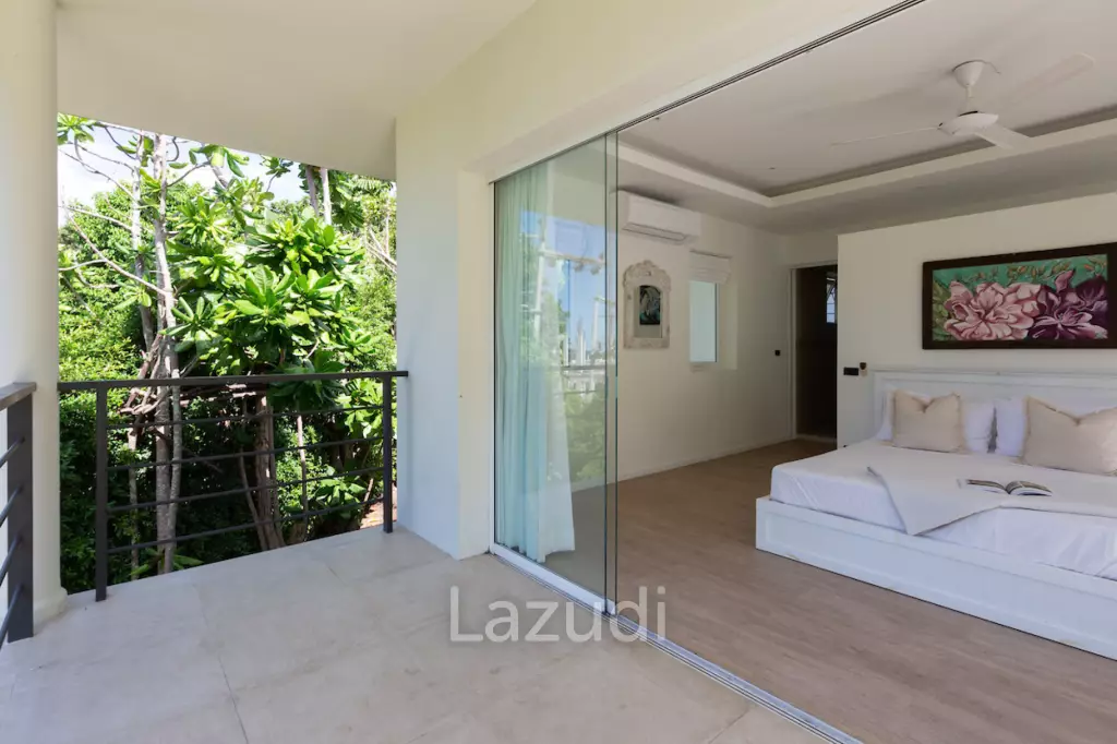Modern 4+1 Bed Sea View Villa Located in Bophut