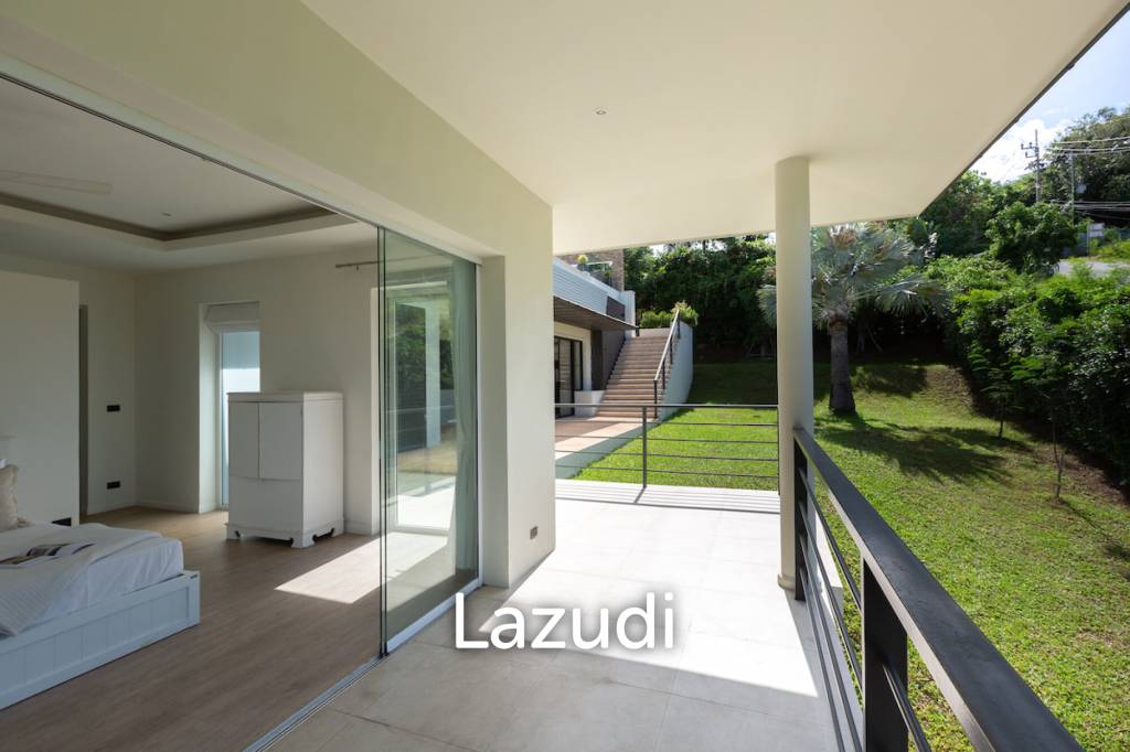 Modern 4+1 Bed Sea View Villa Located in Bophut