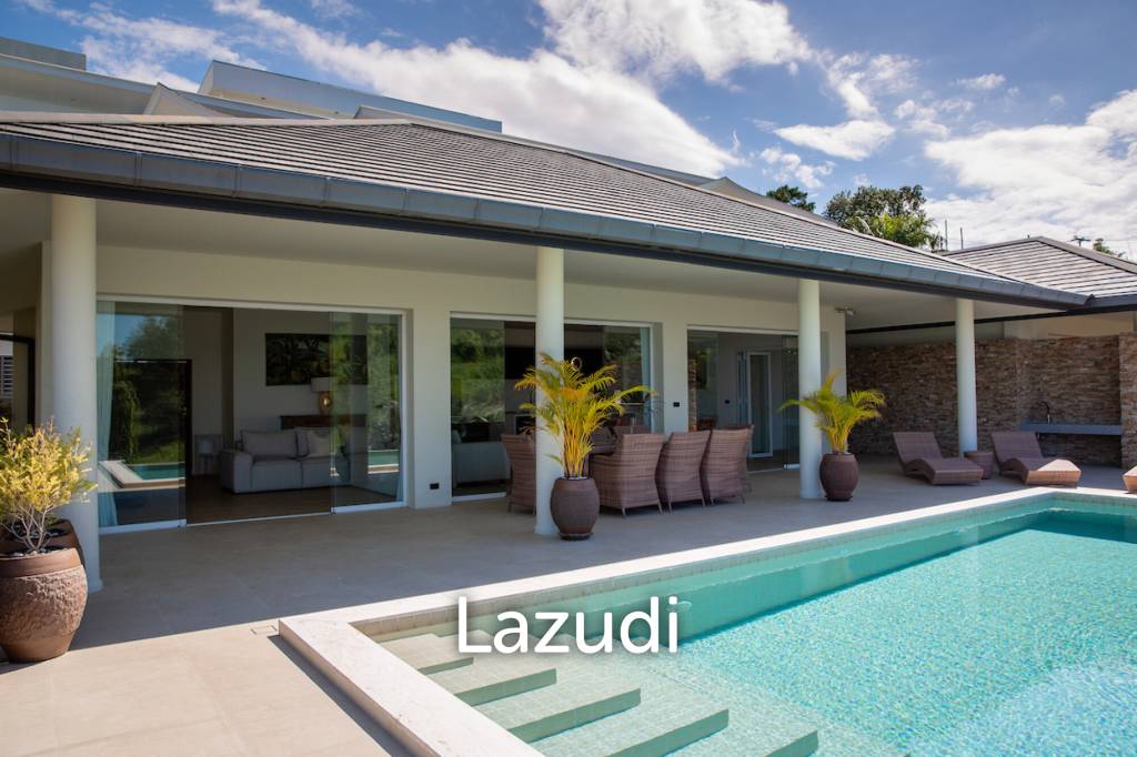 Modern 4+1 Bed Sea View Villa Located in Bophut