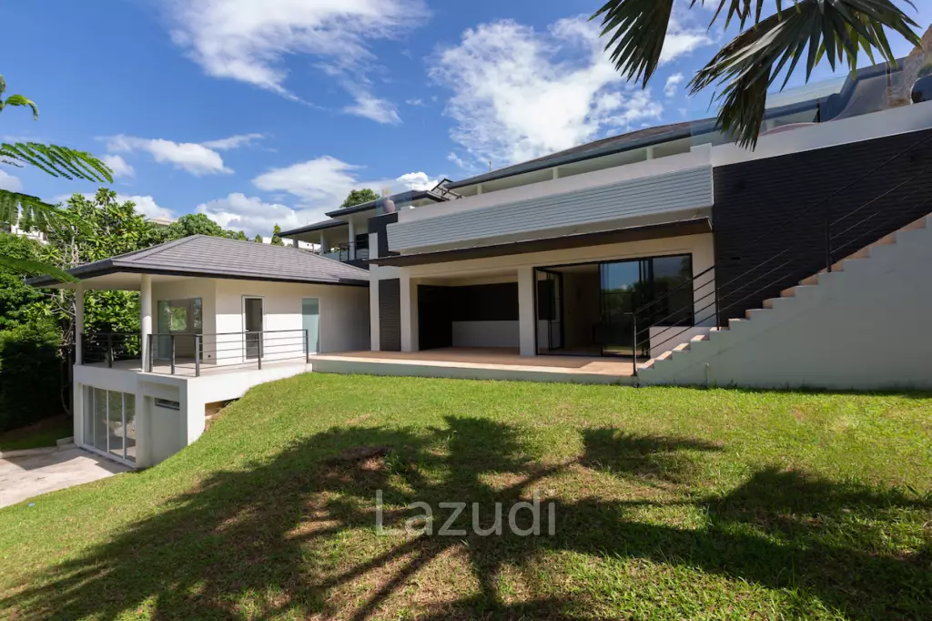 Modern 4+1 Bed Sea View Villa Located in Bophut