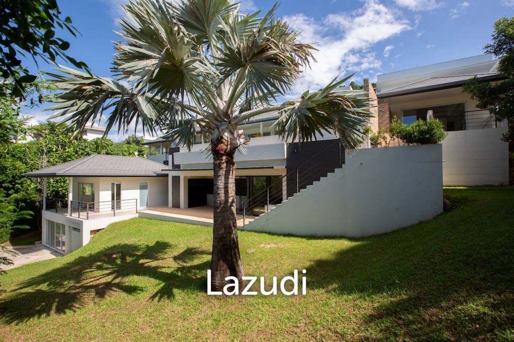 Modern 4+1 Bed Sea View Villa Located in Bophut