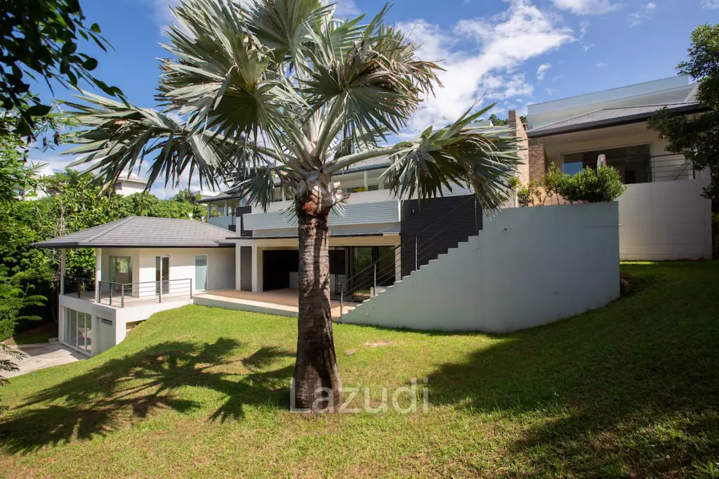 Modern 4+1 Bed Sea View Villa Located in Bophut