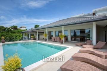 Modern 4+1 Bed Sea View Villa Located in Bophut