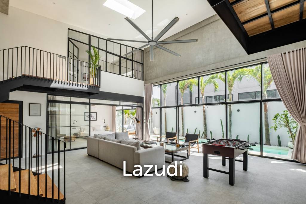 A Contemporary Minimalist Design, 3 Bedroom Villa in Berawa Walking Distance to The Beach