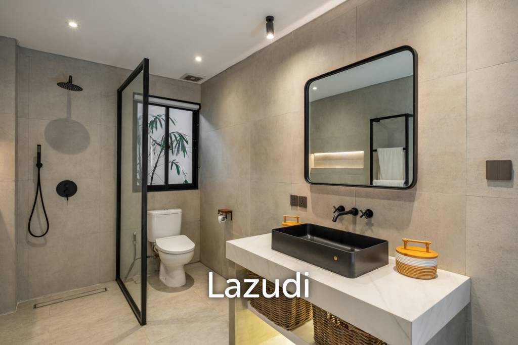 A Contemporary Minimalist Design, 3 Bedroom Villa in Berawa Walking Distance to The Beach