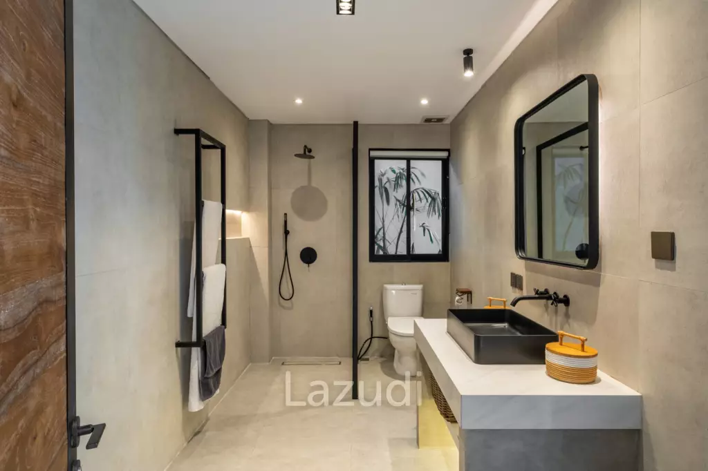 A Contemporary Minimalist Design, 3 Bedroom Villa in Berawa Walking Distance to The Beach