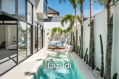 A Contemporary Minimalist Design, 3 Bedroom Villa in Berawa Walking Distance to The Beach