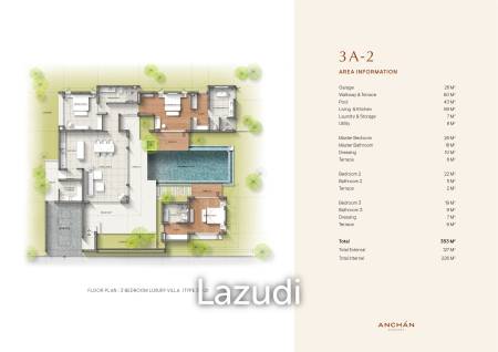 3 Bed 3 Bath 372 SQ.M Anchan Sunscape