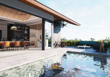 The Green Hill Villas: Luxurious Modern Villa with Stunning Pool in Lamai