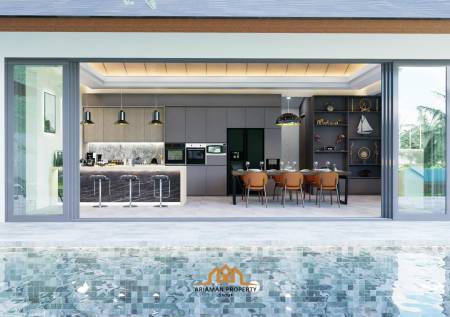 The Green Hill Villas: Luxurious Modern Villa with Stunning Pool in Lamai