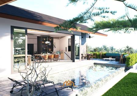 The Green Hill Villas: Luxurious Modern Villa with Stunning Pool in Lamai