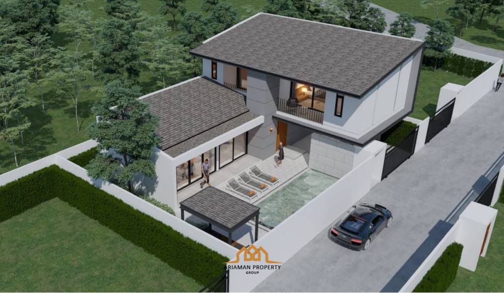 Modern Two-Story Villa with Pool in Plai Laem