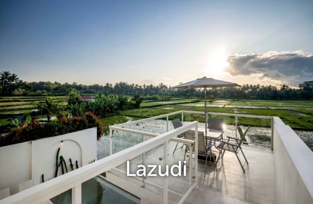 Stunning Leasehold Villa for Sale in Ubud with amazing Ricefield Views