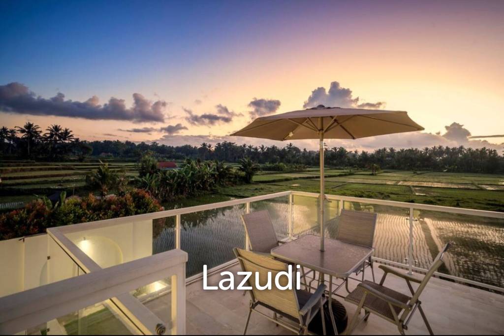 Stunning Leasehold Villa for Sale in Ubud with amazing Ricefield Views
