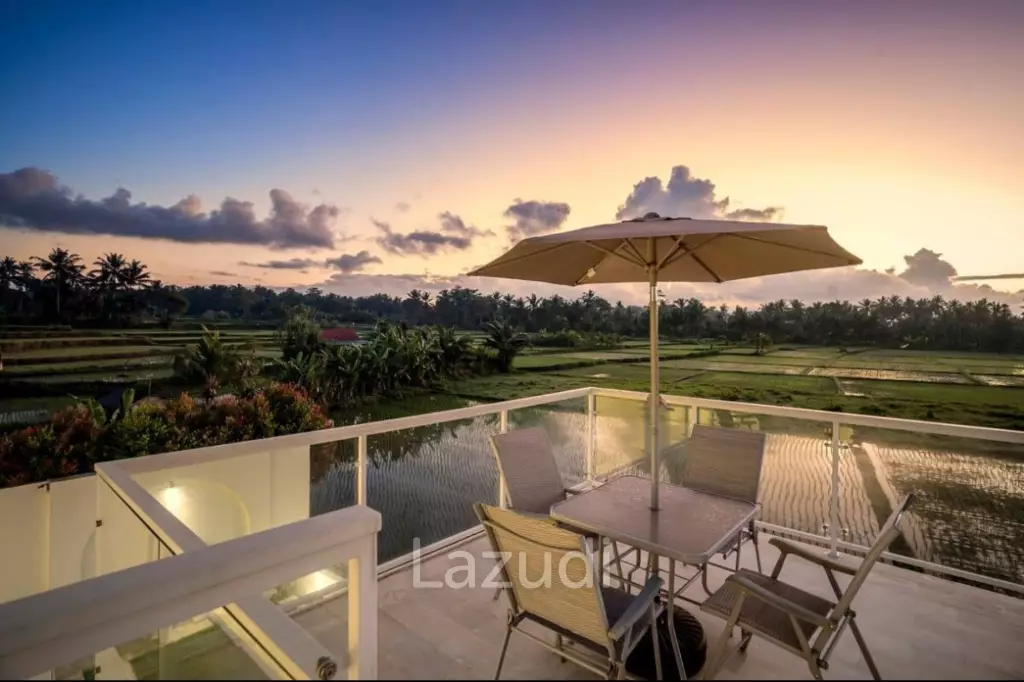 Stunning Leasehold Villa for Sale in Ubud with amazing Ricefield Views