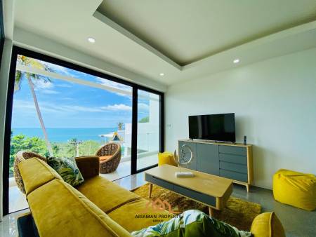 Affordable Modern Condo with Ocean View and Pool in Lamai