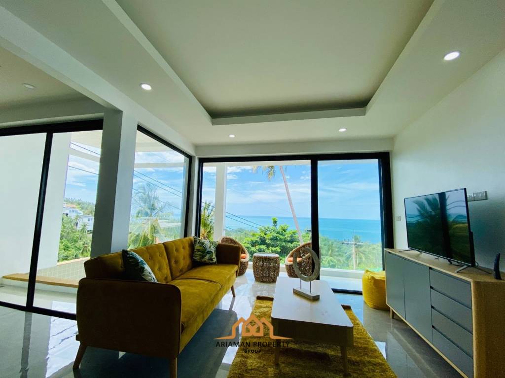 Affordable Modern Condo with Ocean View and Pool in Lamai