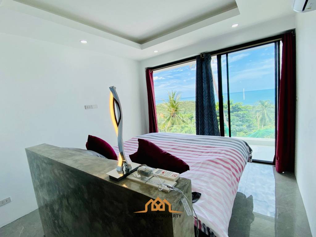 Affordable Modern Condo with Ocean View and Pool in Lamai