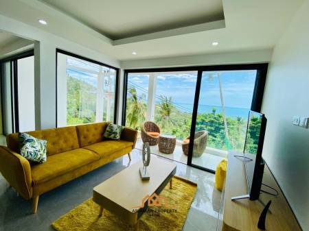 Affordable Modern Condo with Ocean View and Pool in Lamai