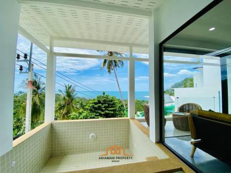 Affordable Modern Condo with Ocean View and Pool in Lamai